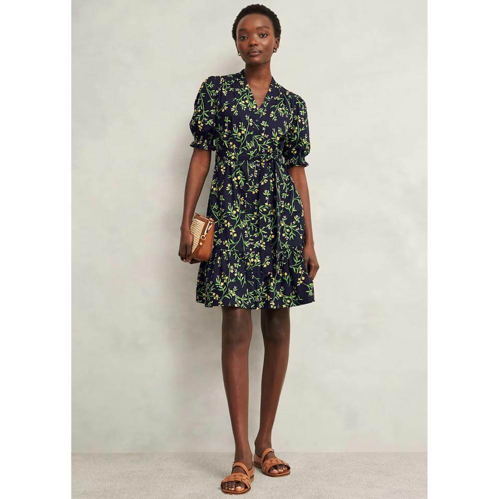 英国発【Hobbs London】Christina コットンドレス Christina Dress by HOBBS | Look Again